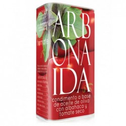 Comprar Arbonaida AOVE condimentado con albahaca y tomate seco lata 250ml en Ronda Gourmet