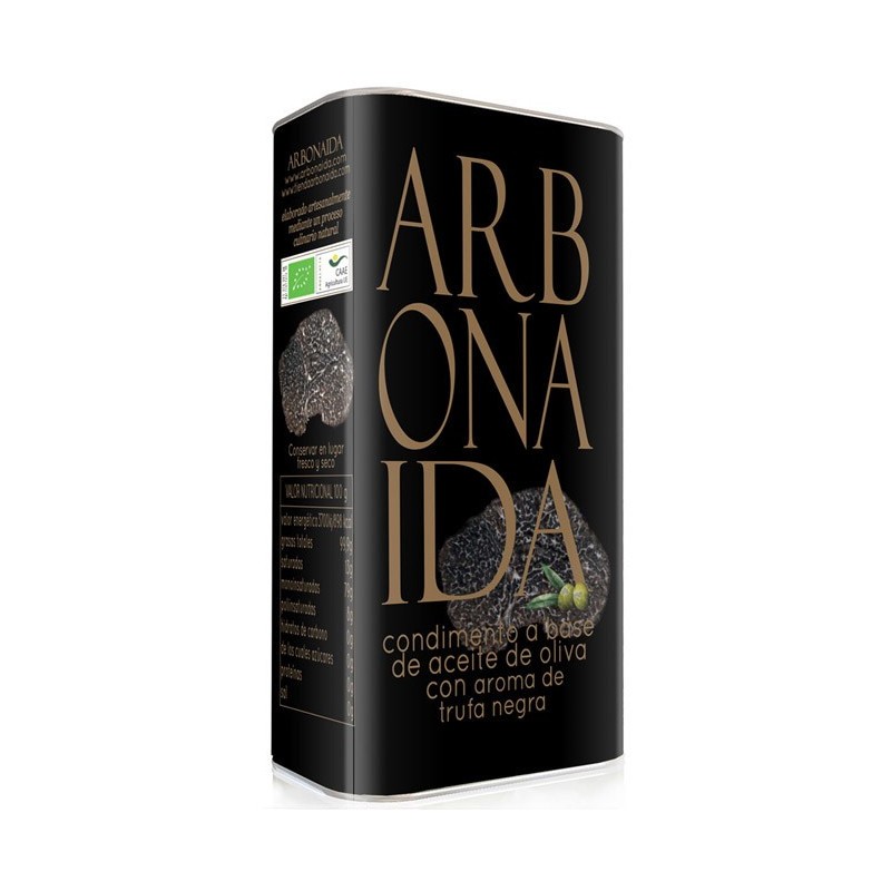 Comprar Arbonaida AOVE condimentado con trufa negra lata 250ml en Ronda Gourmet