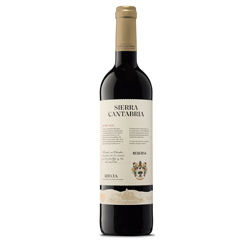 Vino Rioja Sierra Cantabria Reserva en Ronda Gourmet