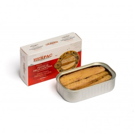 Herpac filete de melva canutera en aceite de oliva 125gr