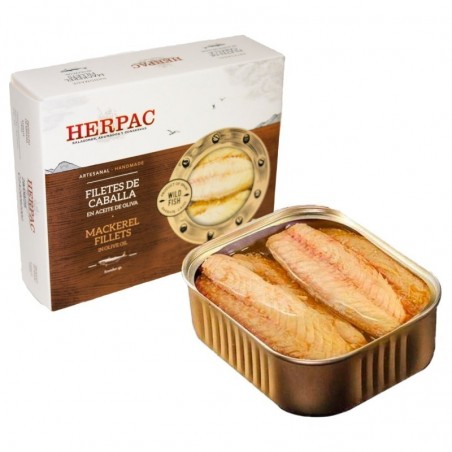 Comprar Herpac filetes de caballa en aceite de oliva 245gr en Ronda Gourmet