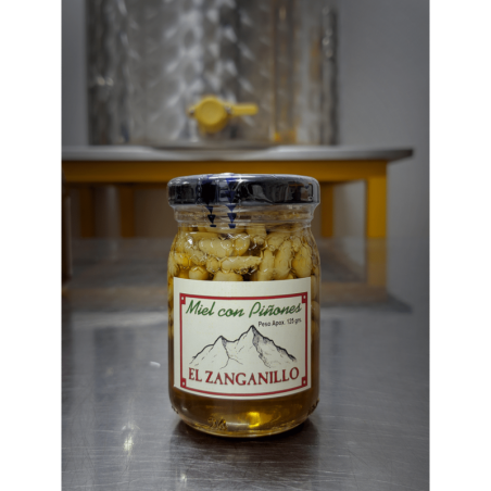 Comprar El Zanganillo miel con piñones 125gr en Ronda Gourmet