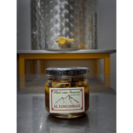 Comprar El Zanganillo miel con nueces 220gr en Ronda Gourmet