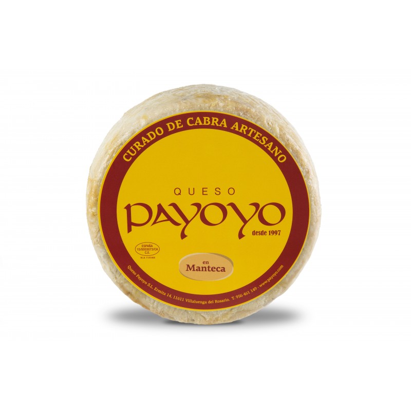 Queso de Ronda Payoyo queso curado de cabra en manteca entero en Ronda Gourmet