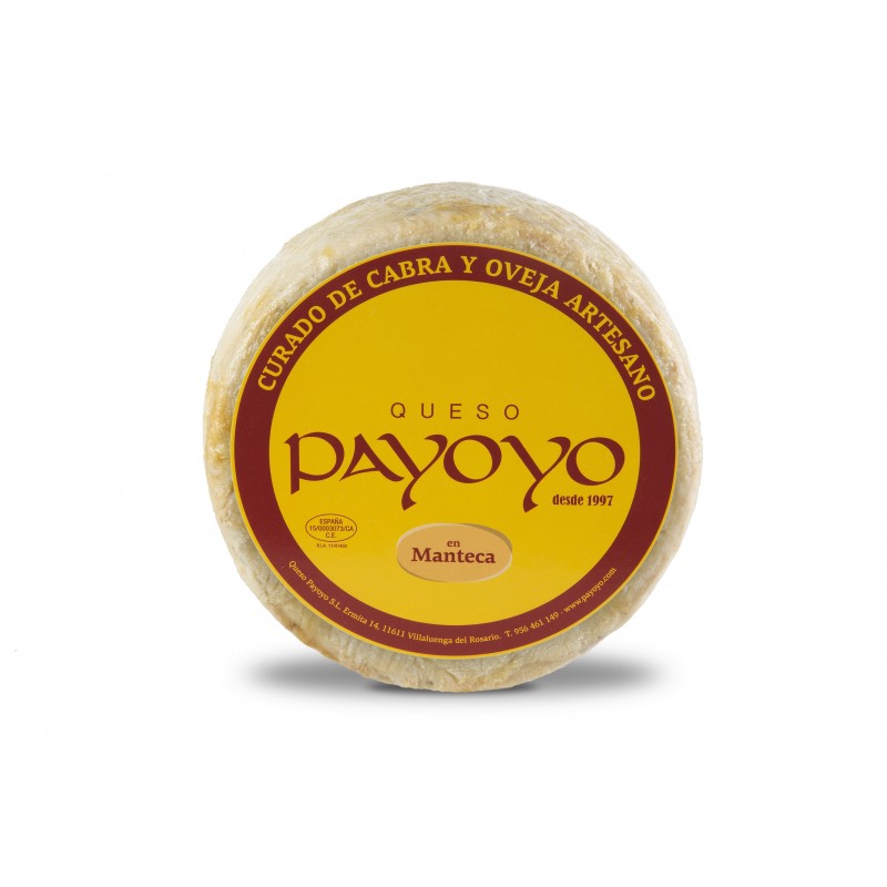 Queso de Ronda Payoyo queso curado de cabra y oveja en manteca enterox en Ronda Gourmet