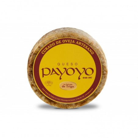 Queso de Ronda Payoyo queso curado de oveja envuelto en salvado de trigo entero en Ronda Gourmet