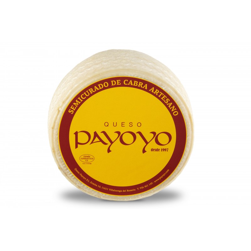 Queso de Ronda Payoyo queso semicurado de cabra entero en Ronda Gourmet
